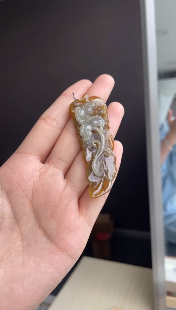 吊坠(不含链)未镶嵌翡翠天然缅甸A货翡翠