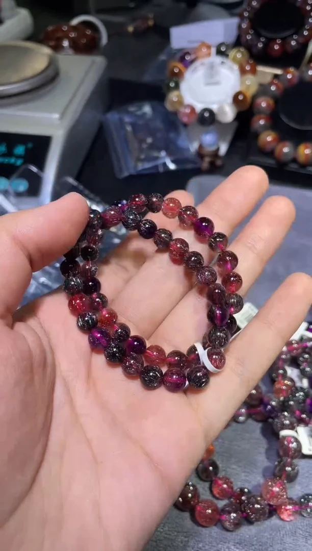 【闪购商品】水晶手链未镶嵌超七单圈A7.5（多样性发其一）