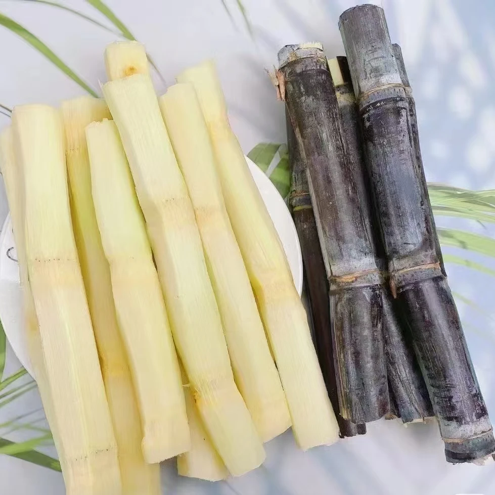 9斤云南黑皮甘蔗 水分充足 损坏包赔zm