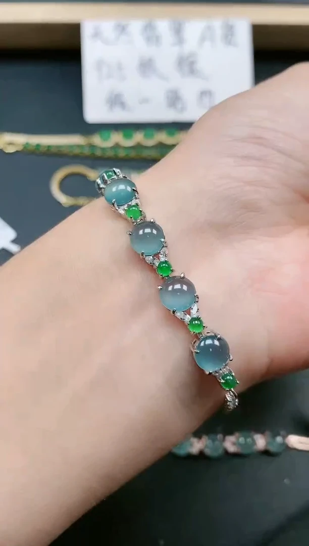 翡翠戒指银S925镶嵌11111