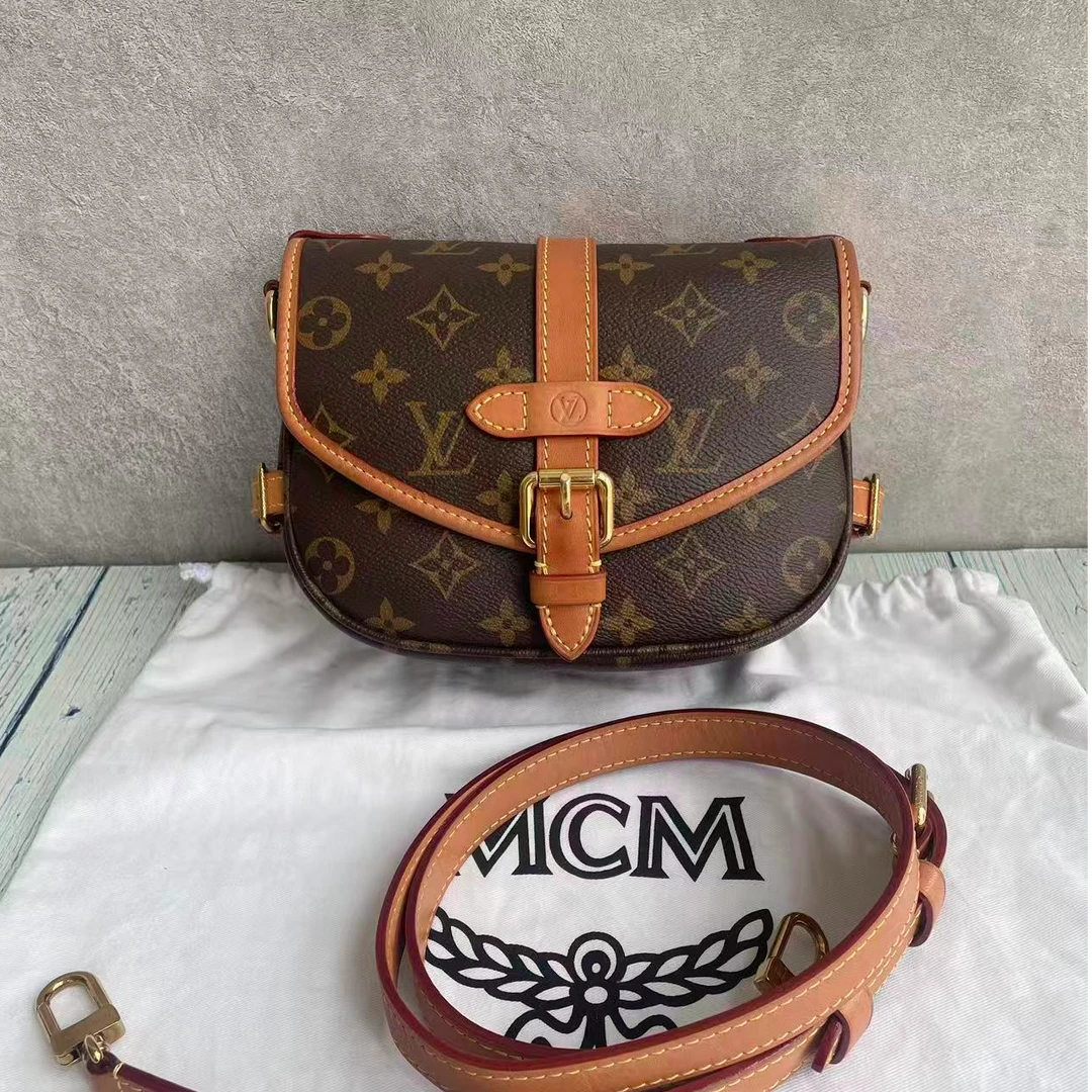 95新 LouisVuitton/路易威登 lv老花双子星bb斜挎包