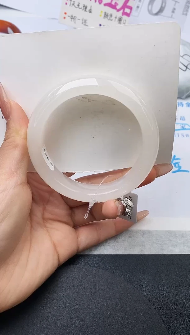 未镶嵌手镯石英质玉w218-HHB58+