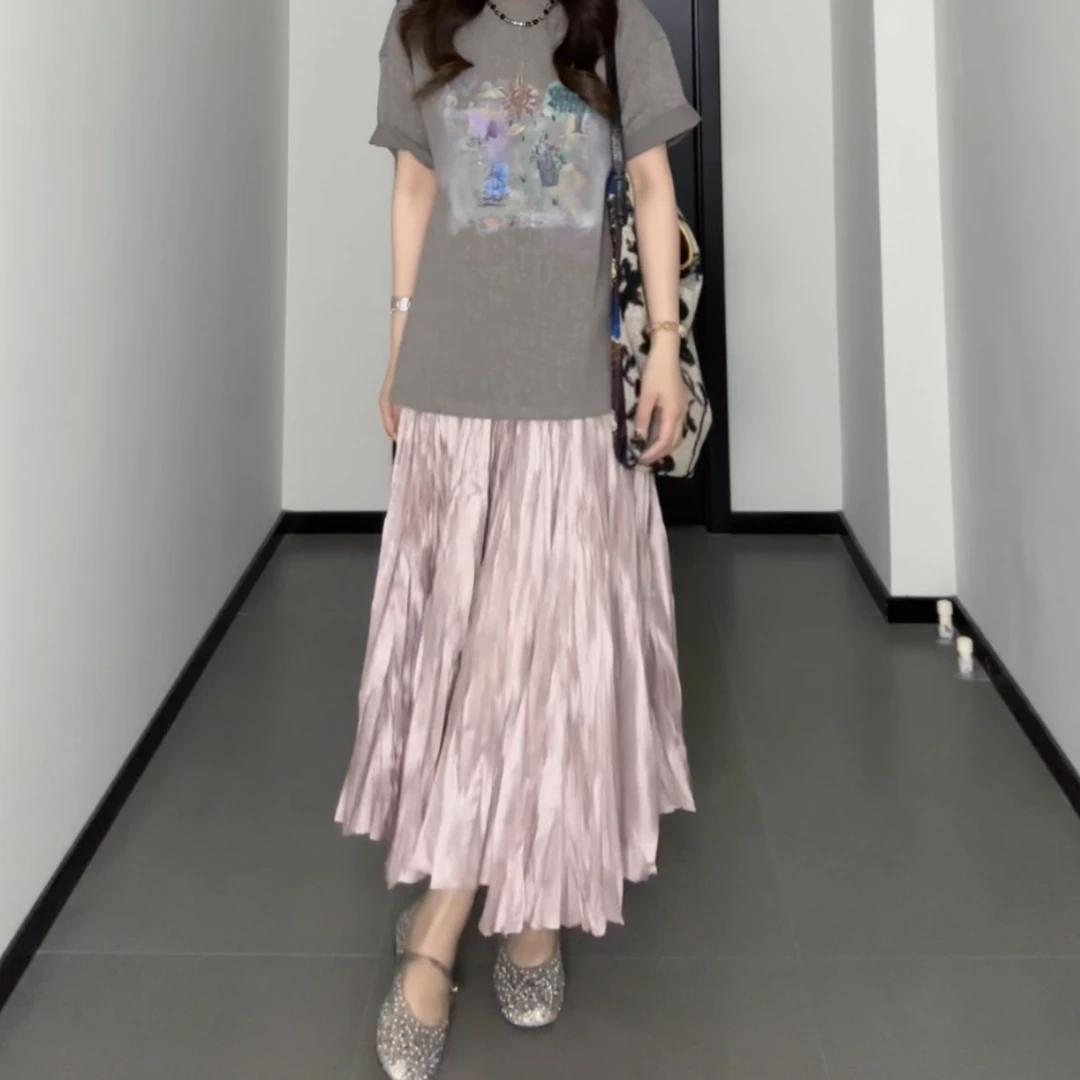 JIUJIU【温柔模版】春夏新款休闲百搭山本设计感半身裙