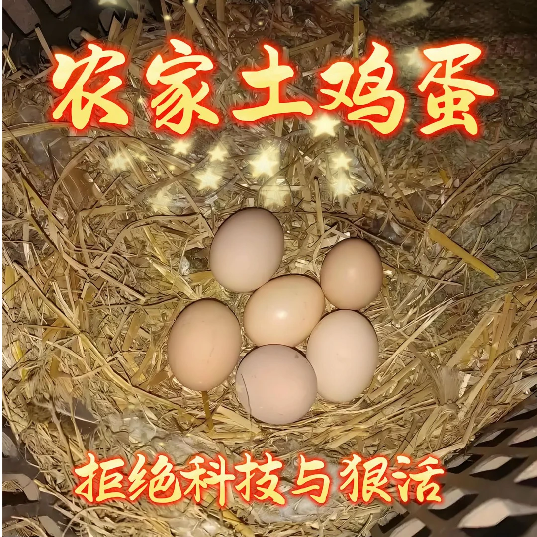 【农村洋溢精选】土鸡蛋农家放养、湖南麻阳含硒地区