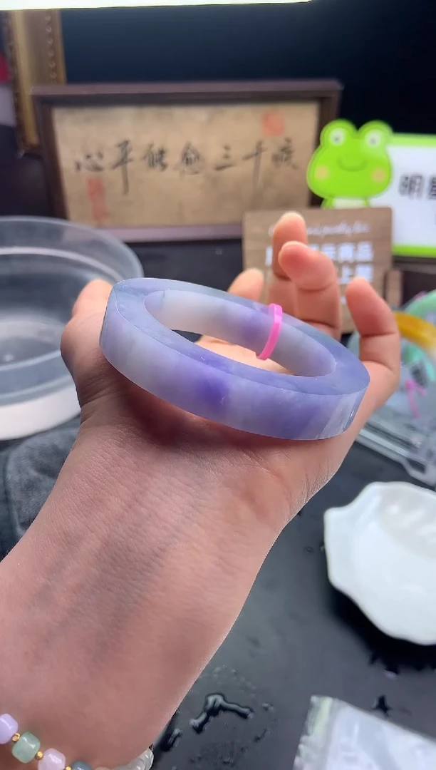 未镶嵌手镯定制翡翠51-57贵妃「定制不退不换」