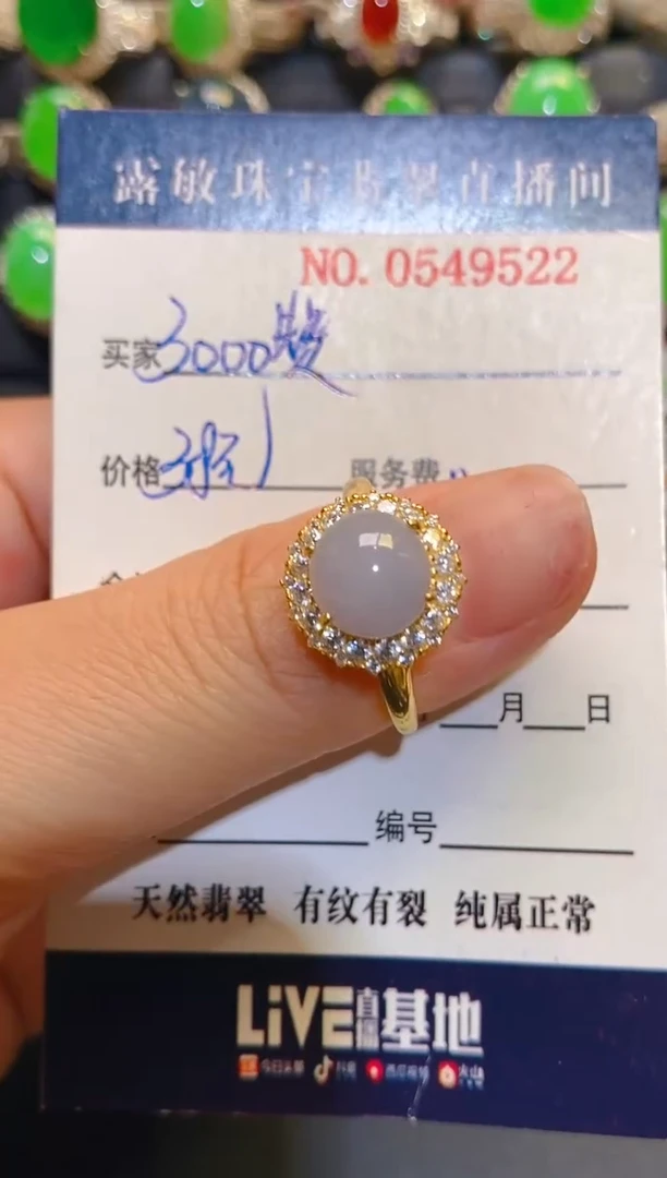 银S925镶嵌翡翠耳饰天然
