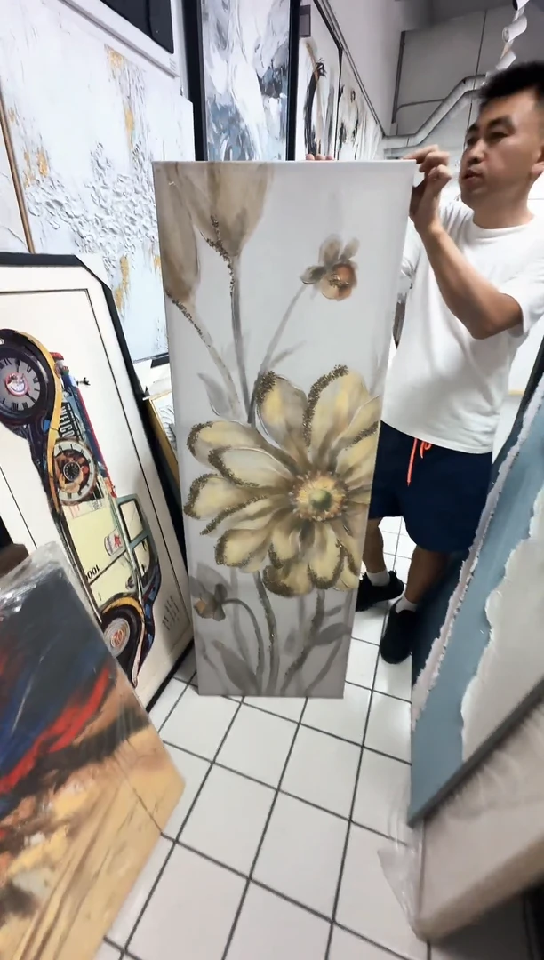 168现代装饰画油画50cm*150cm
