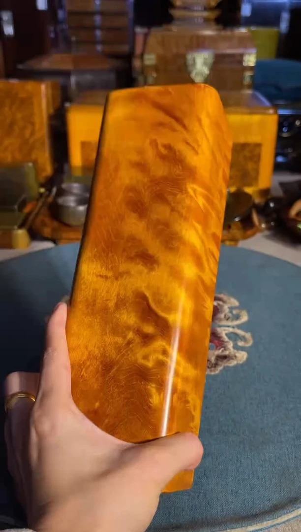 乌木类成套家具金丝楠枕头  12