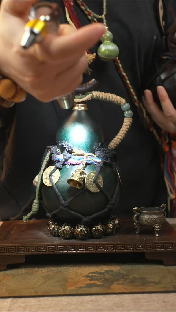 208大漆一物一拍记葫堂出品【不带手串】