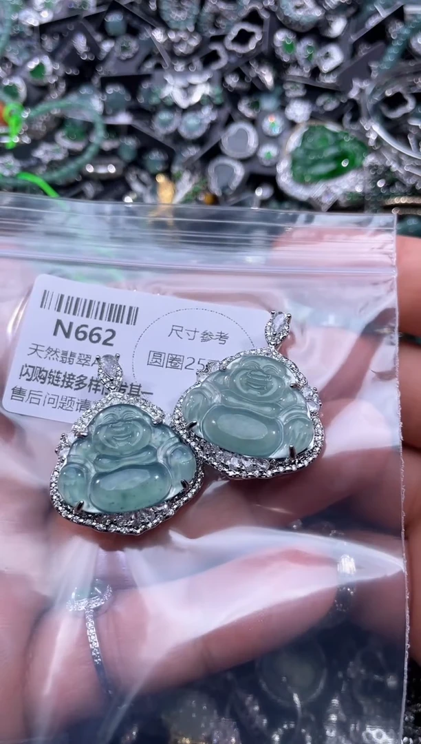 【闪购商品】翡翠颈饰未镶嵌N662多样性发其一