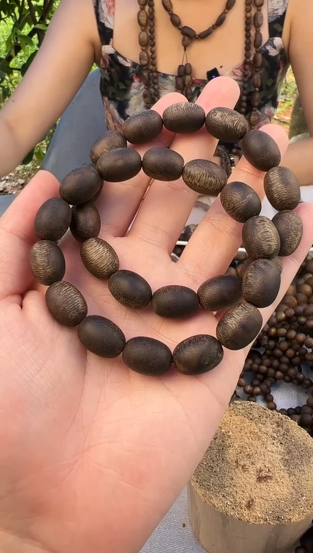 手串沉香奇楠沉水单圈瘤疤珠保16克多样性发一条 收藏级