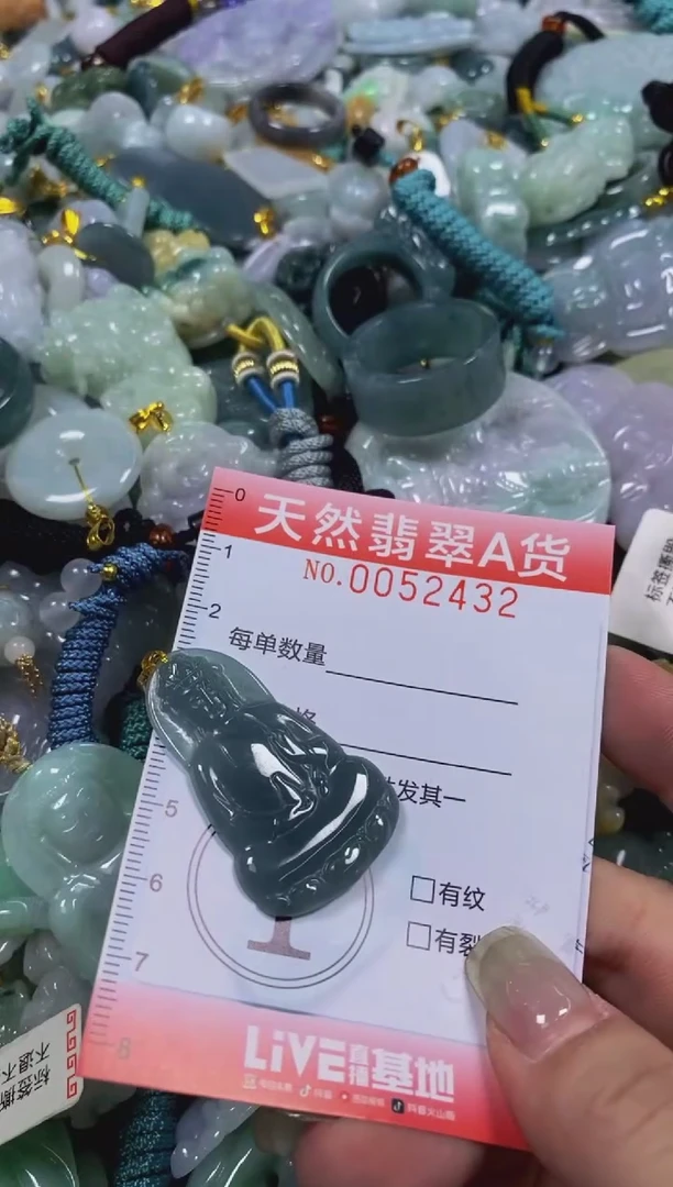 翡翠未镶嵌颈饰闪购0052432