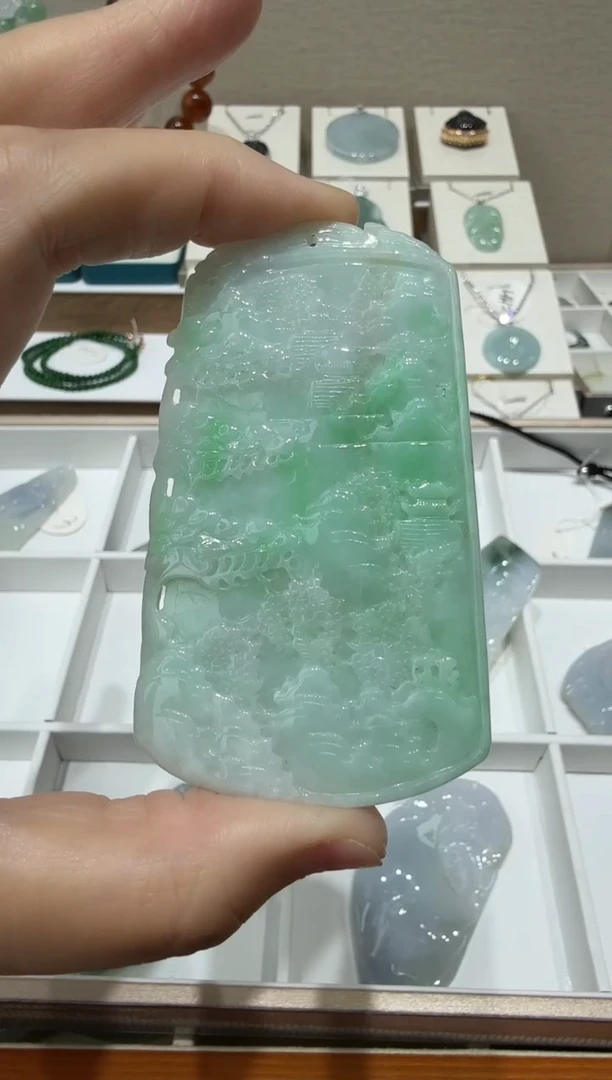 未镶嵌挂件翡翠A货翡翠多样性孤品