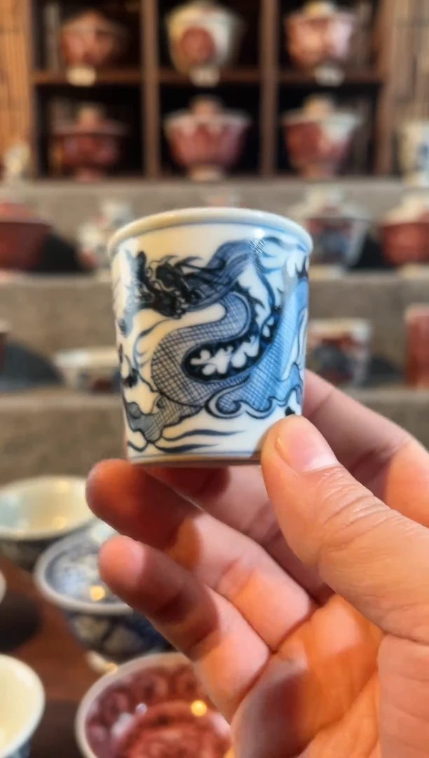 【闪购商品】天禄言瓷元龙可乐杯