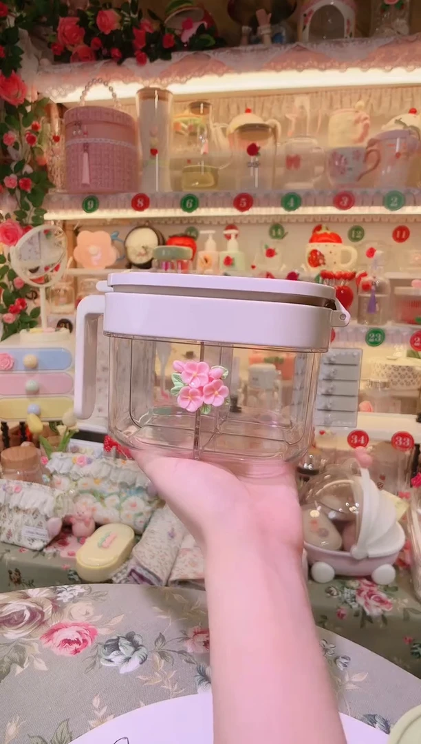 组合调料罐米色——手工制作品质好！