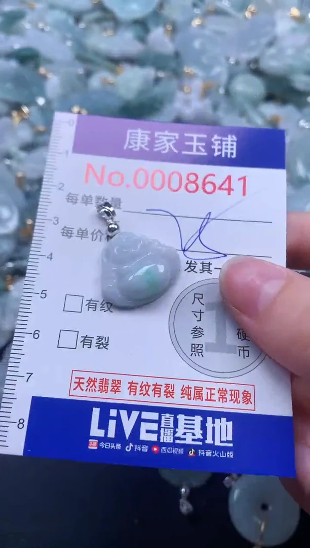 颈饰未镶嵌翡翠8641