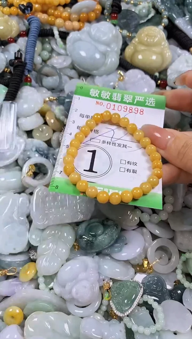 【闪购商品】翡翠颈饰未镶嵌闪购0109898多样性发其一