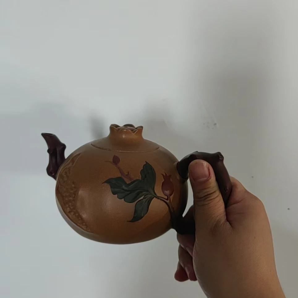蒋静明老段泥仿生石榴350cc