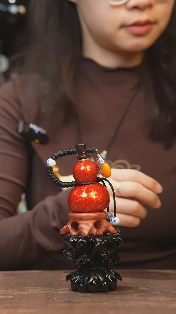 【闪购商品】888号-大漆开口小葫芦手捻