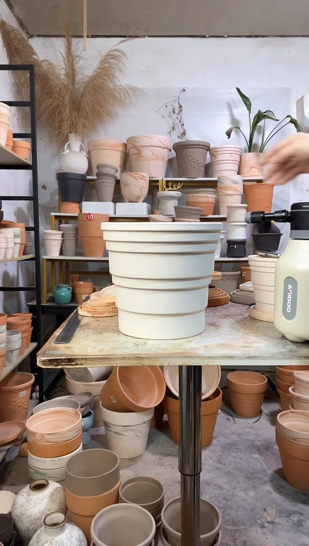 25*23白色竹节 1盆无托