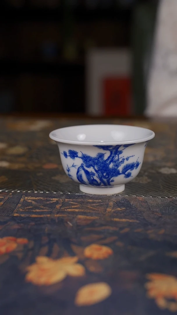 韵野 松竹梅压手杯