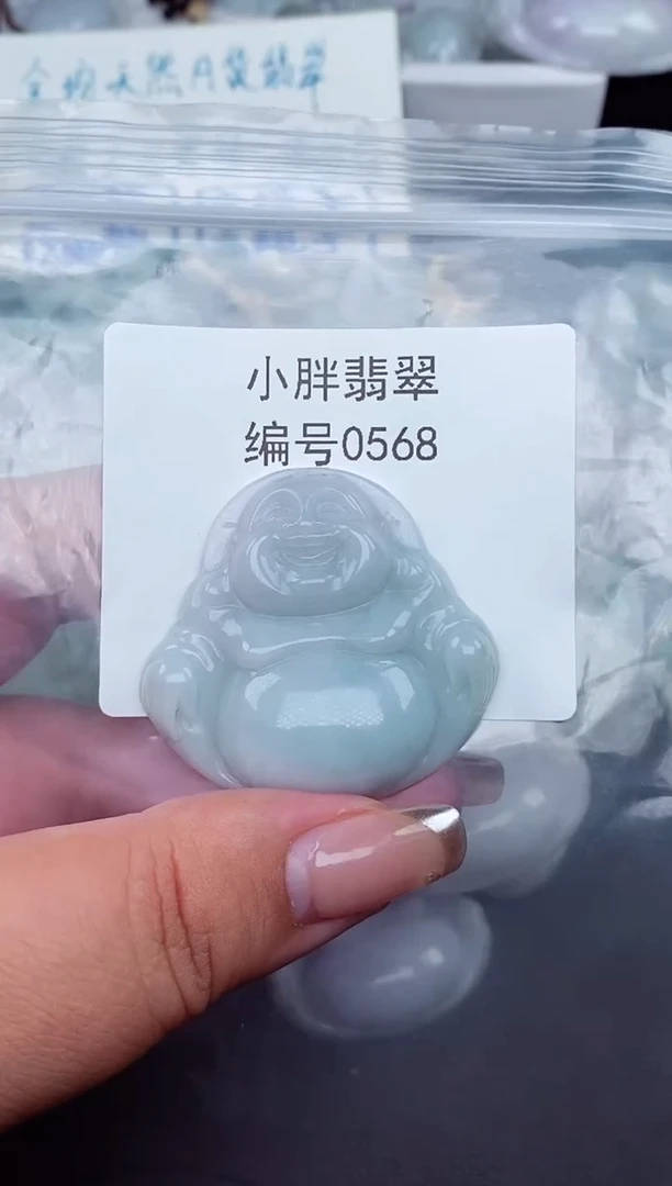 翡翠未镶嵌颈饰缅甸天然A货翡翠0568