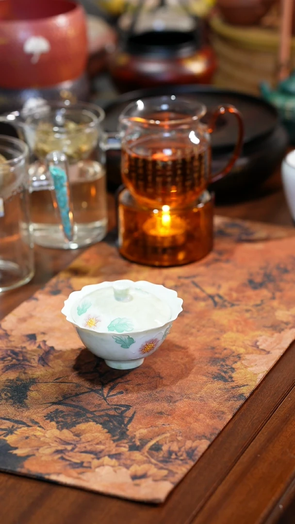【闪购商品】花口堆料盖碗哈哈哈哈