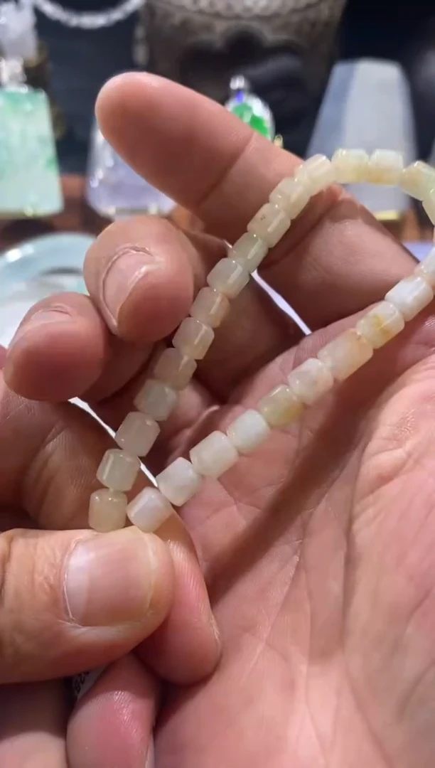 手串翡翠未镶嵌天然A货翡翠手串