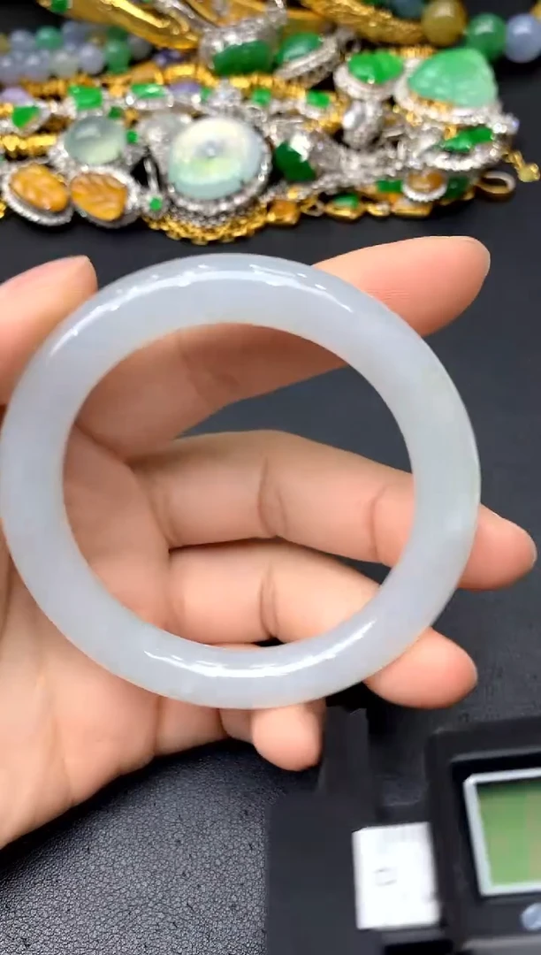 未镶嵌手镯翡翠375-中国好珍宝