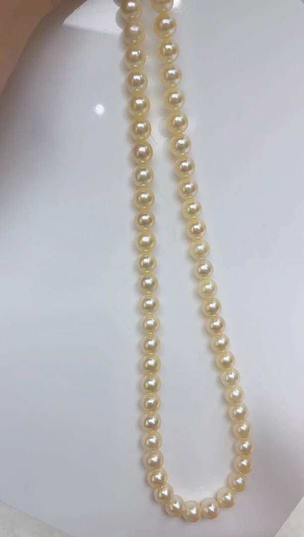 海水珍珠银S925镶嵌颈饰海水珍珠项链