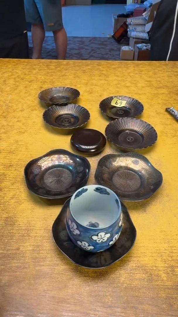 瓷器瓷器瑕疵瑕疵69八件