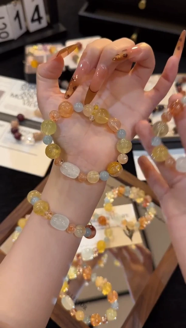 合金手链水晶大鱼海棠x2947