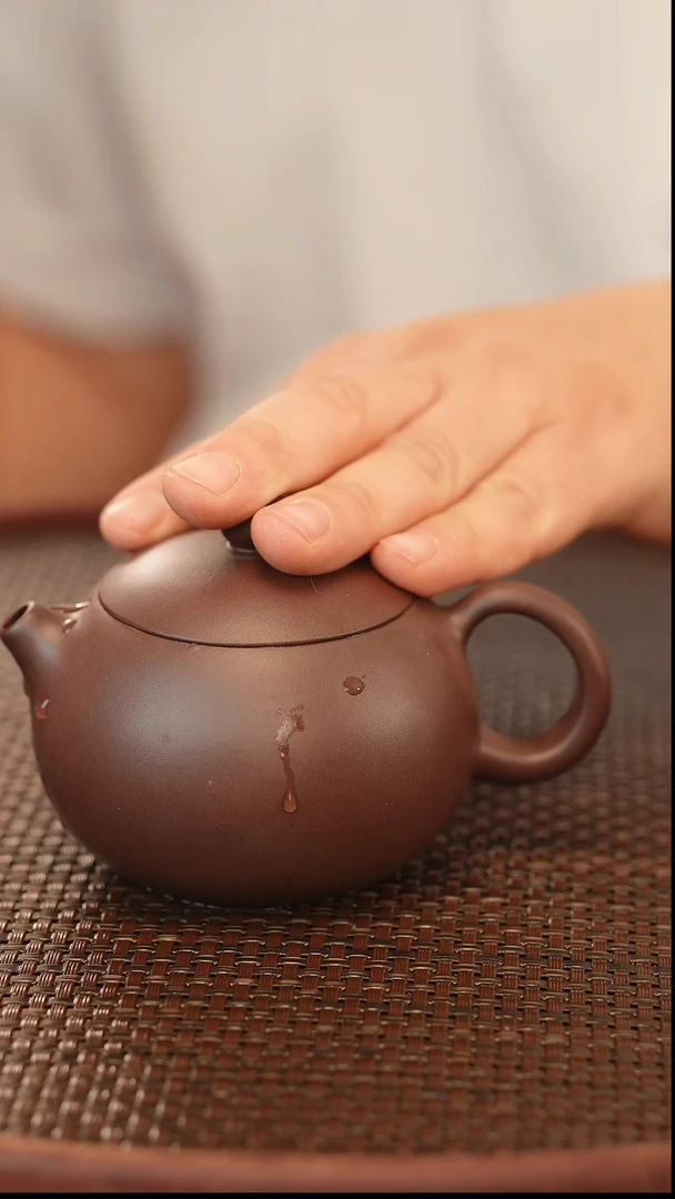 茶壶紫砂原矿手工制作微瑕210cc