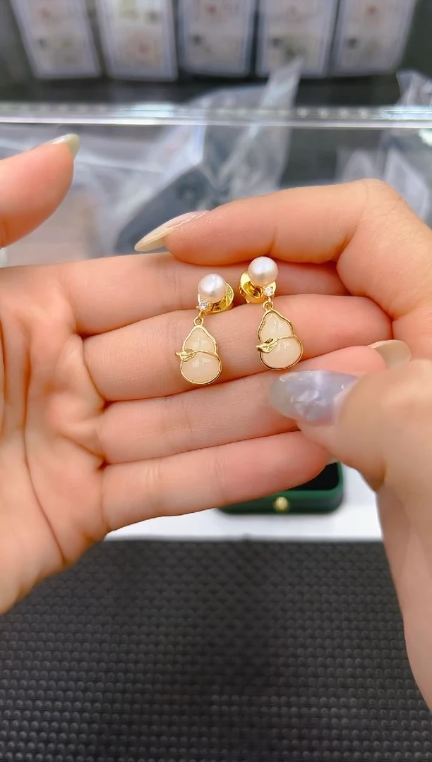 未镶嵌淡水珍珠耳饰ed1068