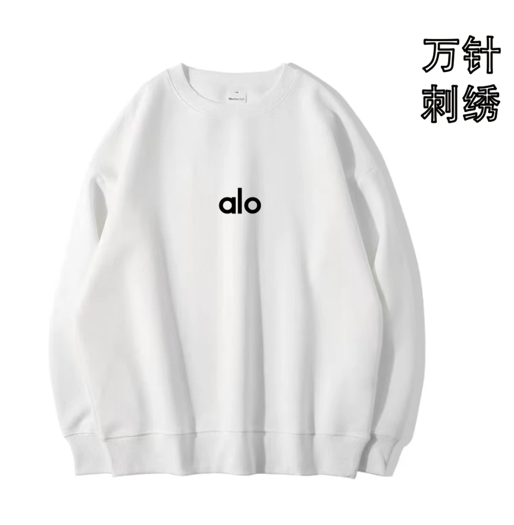 【300克刺绣】时尚百搭男女同款简约时尚刺绣卫衣圆领休闲--ALO