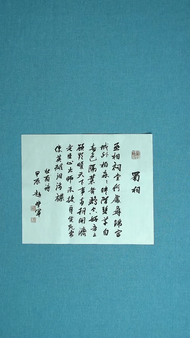 【闪购商品】书法189 河南赵丰军中书协35*41