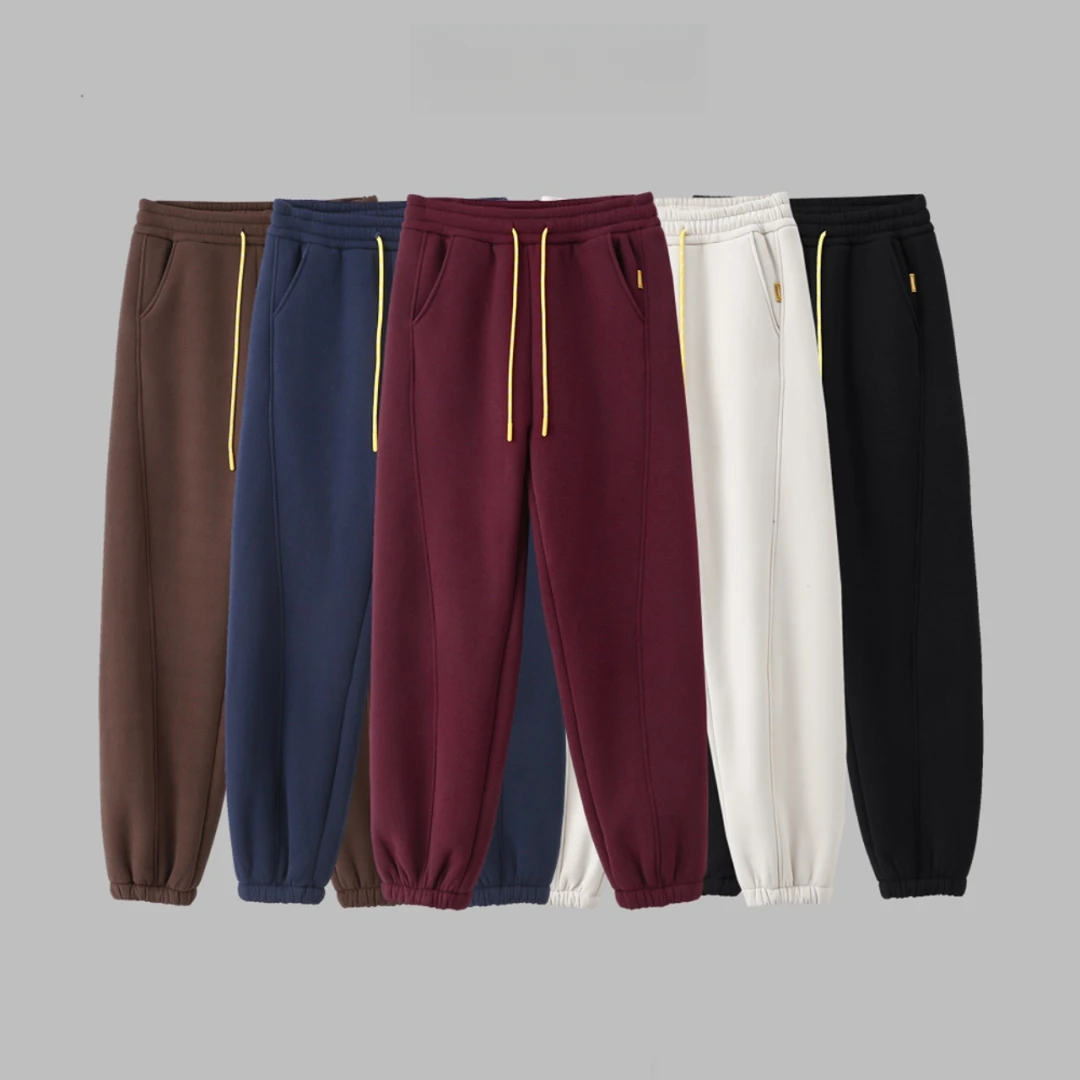 范范家【羊羔绒防风裤】女士加厚600克抗寒-15°显瘦保暖休闲卫裤606