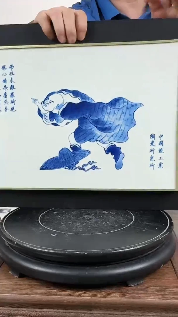瓷版画景德镇陶瓷手工手绘瓷板画