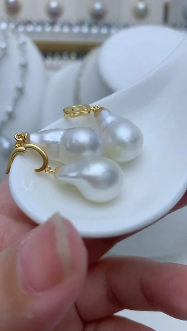 海水珍珠银S925镶嵌颈饰w1 多样性发其一