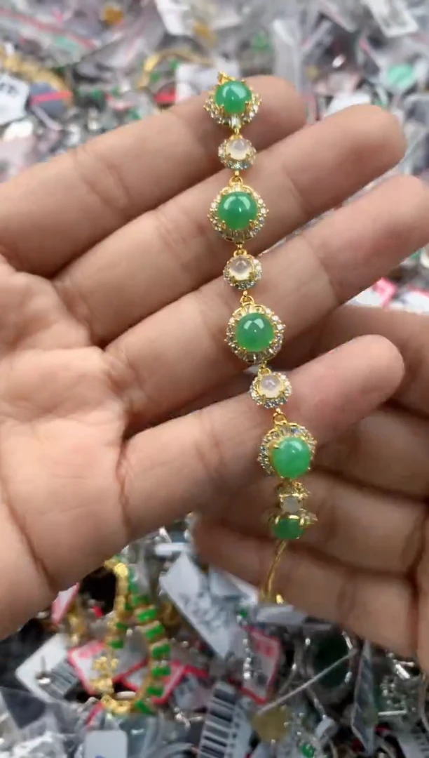 银S925镶嵌戒指翡翠888----2