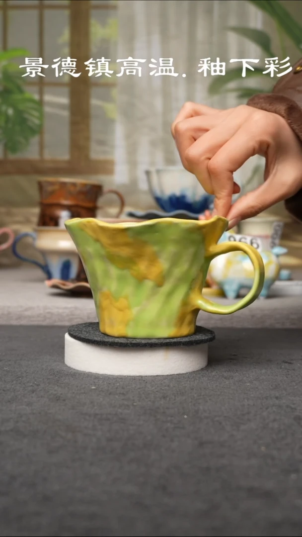 杯子陶景德镇手工手创系列