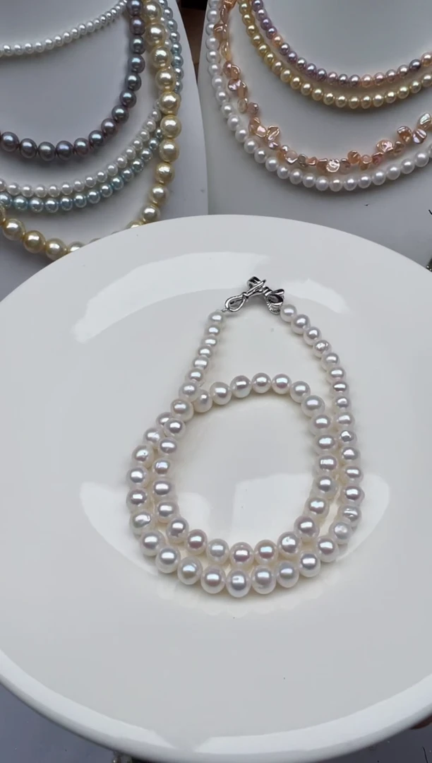 淡水珍珠未镶嵌颈饰1