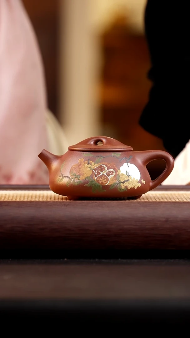 茶壶紫砂底槽清景舟满瓢