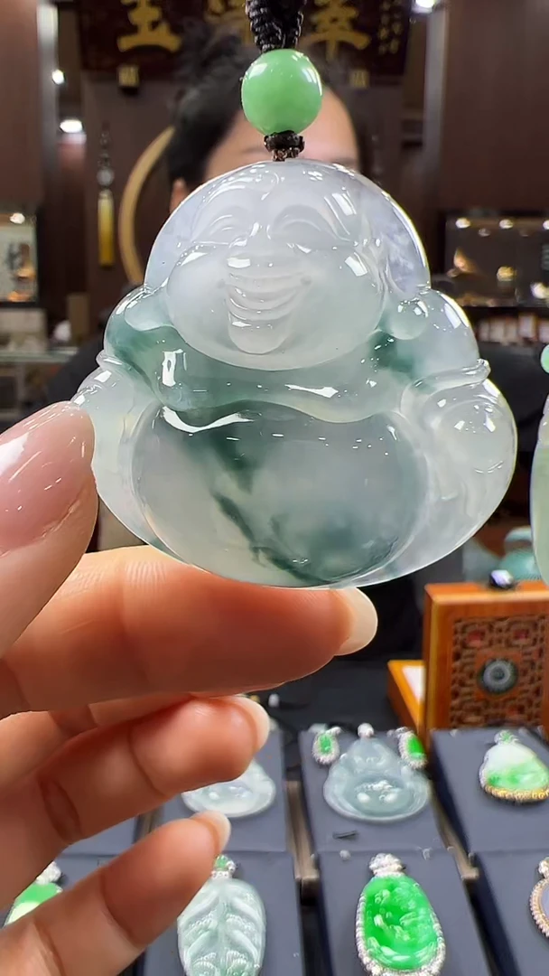翡翠挂件未镶嵌佛公