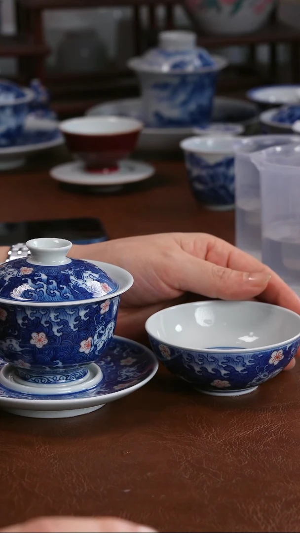 景德镇高端茶器巧****刚景德镇纯手工手绘高端茶器