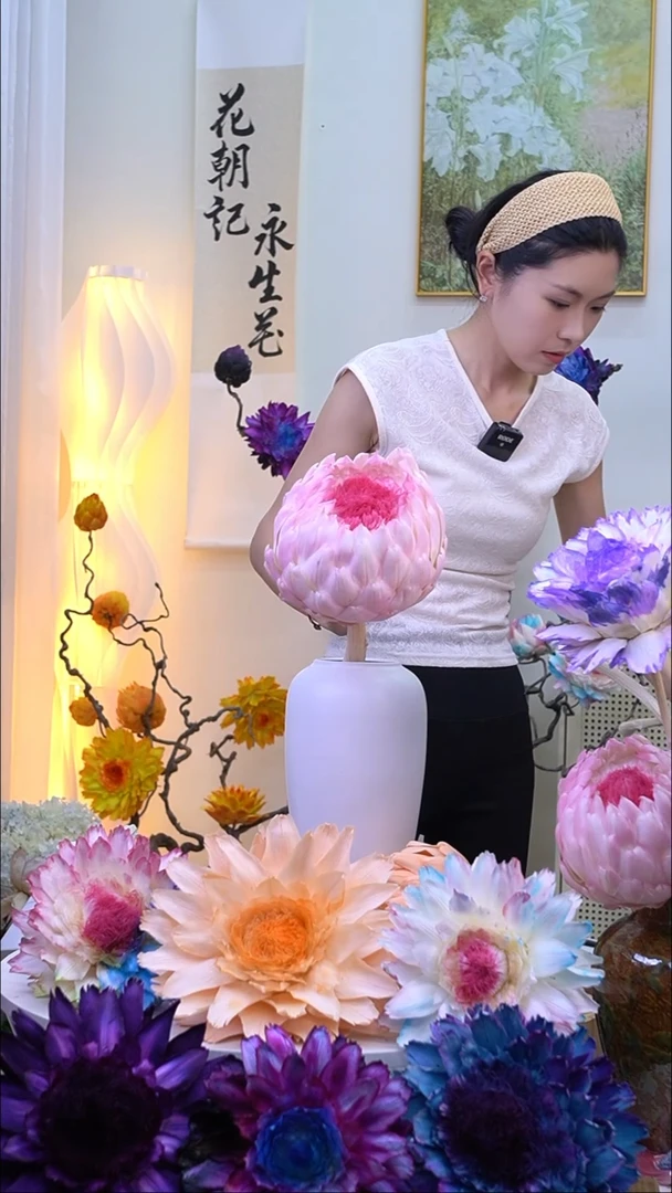 永生洋蓟桃夭单头2219