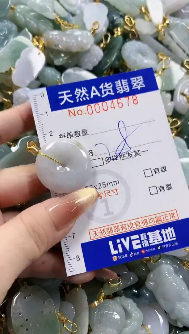 颈饰未镶嵌翡翠天然A货翡翠