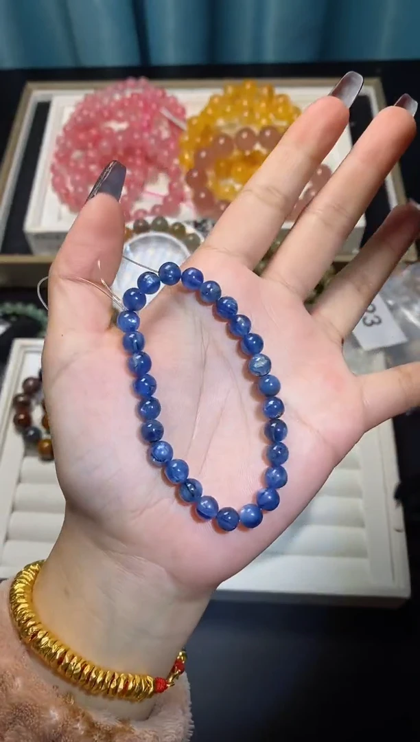 【闪购商品】水晶手串未镶嵌蓝晶石059