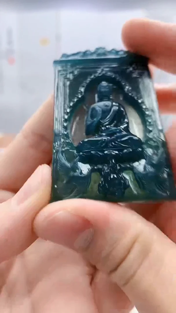 定制翡翠未镶嵌4812bb-毛货挂件46