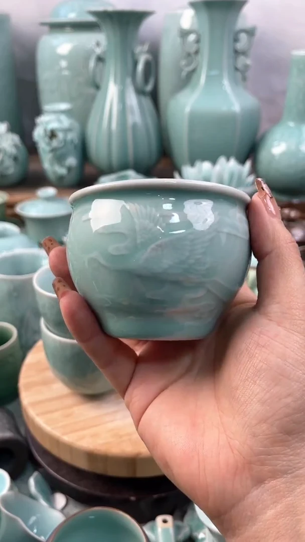 【闪购商品】正品 慧仙青瓷 主人杯